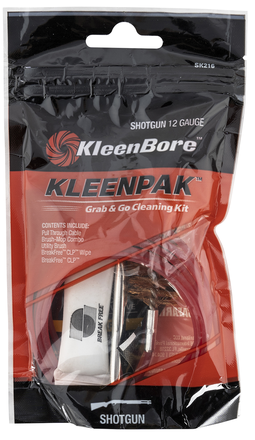 Kleen-Bore Grab & Go Cleaning Kit SK21610 12 Gauge Shotgun Kit