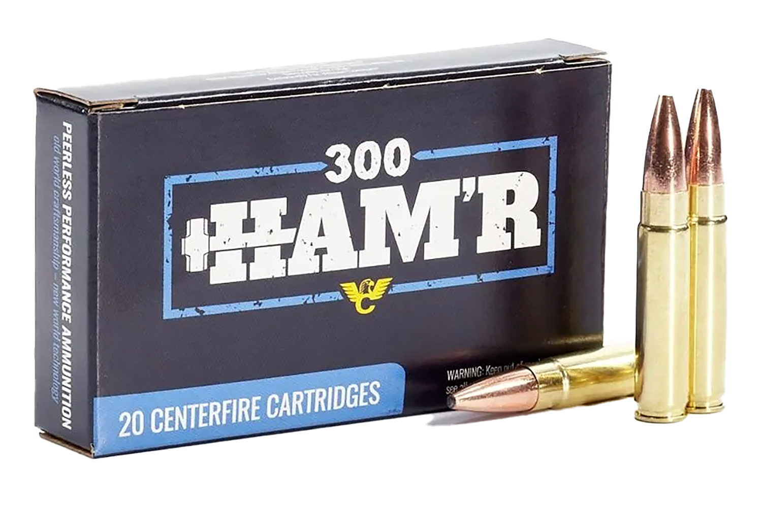 Wilson Combat A300HMR135HB .300 HAMR 135 gr HAM'R Bonded Brass 20 Rounds