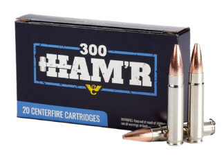 Wilson Combat A300HMR135HBN .300 HAMR 135 gr Speer HAM'R Bonded Nickel-Plated Brass 20 Rounds