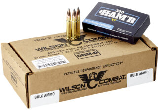Wilson Combat .300 HAMR 150 gr Boat Tail Soft Point Ammunition, 20 Rounds/Box