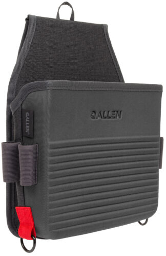 Allen Competitor Shotgun Shell Bag Gray EVA, 50-Round Capacity, Waist Mount 2 in Belt