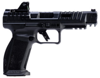 CANIK SFx Rival 9mm 5 in Semi-Auto Pistol, Dark Slide, Ported/Serrated