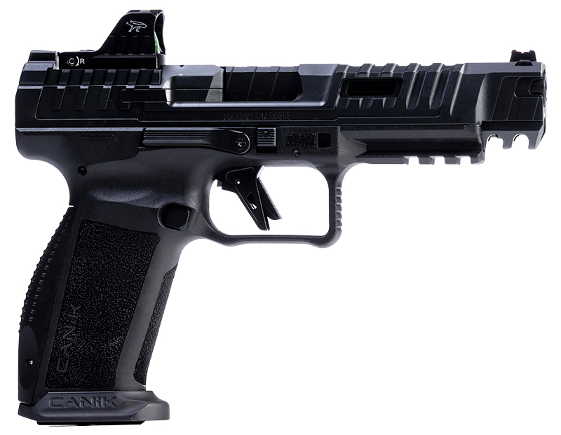 CANIK SFx Rival 9mm 5 in Semi-Auto Pistol, Dark Slide, Ported/Serrated