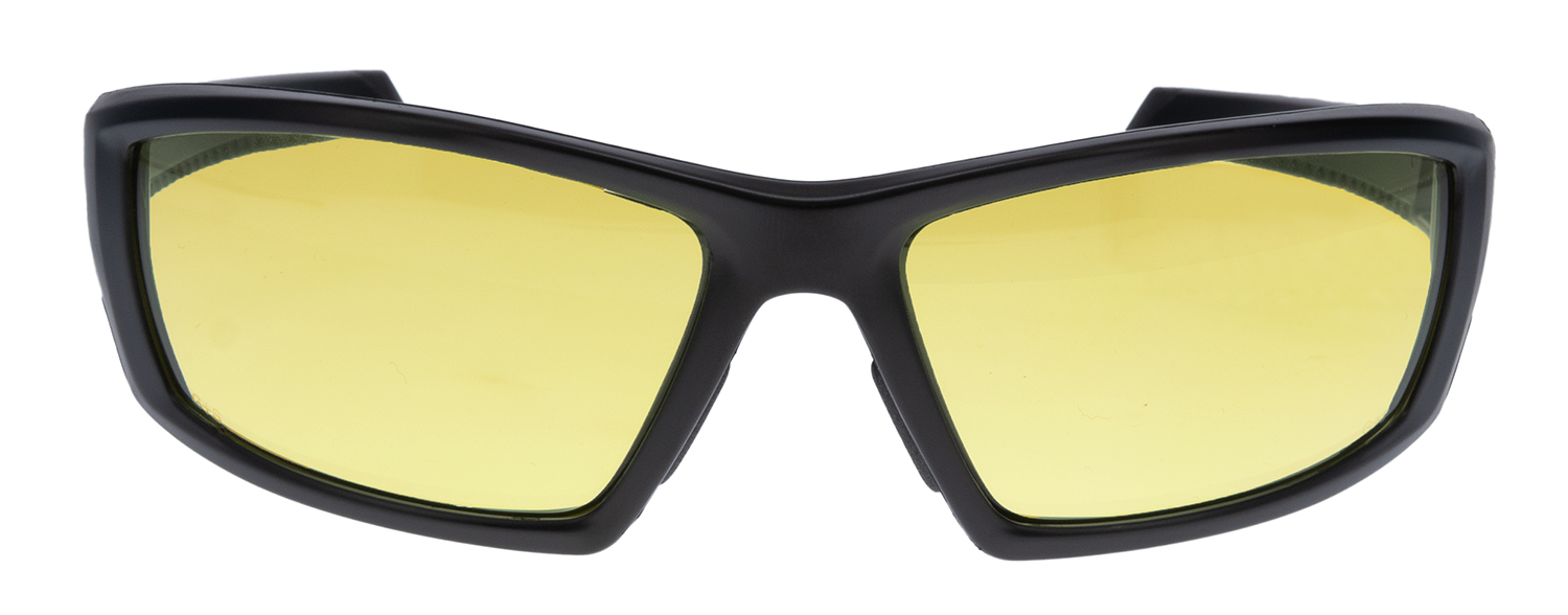 Walkers Ballistic Eyewear IKON Vector Amber Lens Matte Black Frame