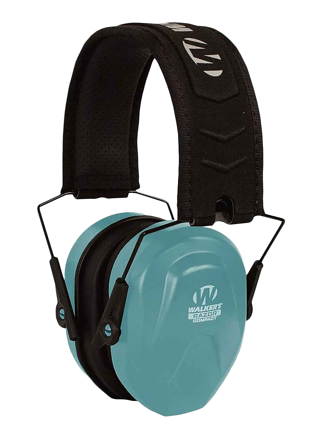 Walkers Razor Compact Passive Earmuff 24 dB Teal/Black Over the Head