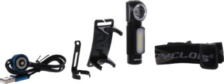 Cyclops Hades Horizon Headlamp 500 Lumens, 100 m Range, Black Anodized