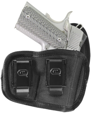 Crossfire the Vigor IWB Holster, Right-Hand, Black Ballistic Nylon, Double Belt Clip