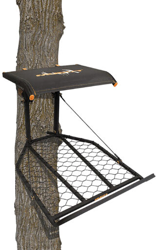 Muddy Outdoors Boss XL Hang-on Stand 25" W x 34" D Flex-Tek/Steel Black