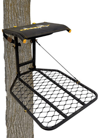 Muddy Outdoors Boss Hang-on Stand 24" W x 30" D Flex-Tek/Steel Black, 300 lb Rating