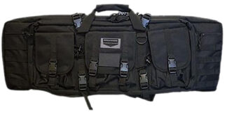 Birchwood Casey RBG36 Single Gun Case  36" Black 600D Polyester w/ Padded Straps/3 Large Storage Pockets & Dual Zippered Storage