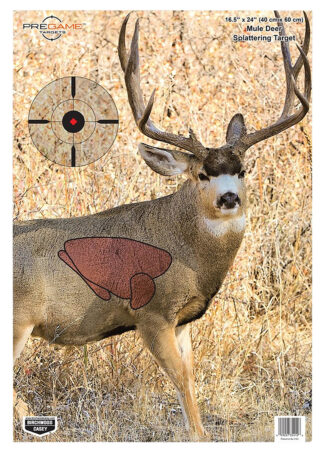 Birchwood Casey Pregame Mule Deer Paper Targets 16.5 x 24 in, 3-Pack
