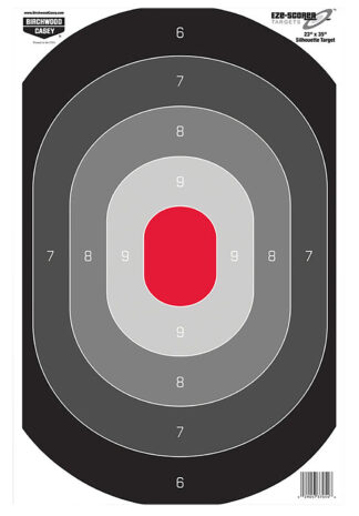 Birchwood Casey EZE-Scorer Silhouette Paper Targets 23" x 35" 100-Pack