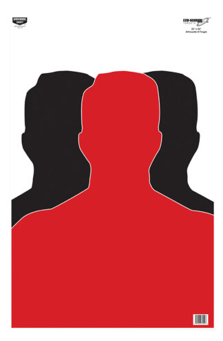 Birchwood Casey EZE-Scorer Silhouette III Hanging Paper Target 23 x 35 in, 100-Pack