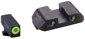 AmeriGlo Trooper Night Sight Set for Glock MOS, Green Tritium 3-Dot Front/Rear