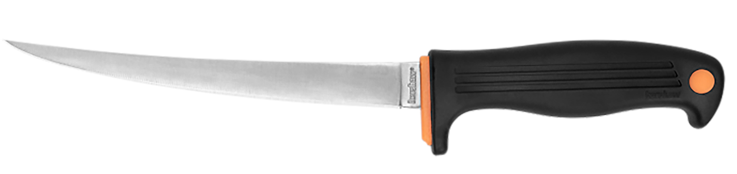 Kershaw 1257X Clearwater 7 in Fixed Fillet Knife, 420J2 SS Blade, Black Co-Polymer Handle