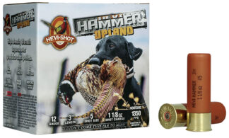 Hevishot HEVI-Hammer Upland 12 Gauge 3 in 1 1/8 oz #5 Steel/Bismuth 25 Rounds