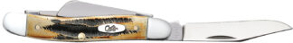 Case Medium Stockman 6.5 BoneStag Folding Clip/Sheepsfoot/Spey Knife, Tru-Sharp SS, BoneStag Handle