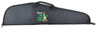 Davey Crickett Crickett KSA035 Soft Rifle Case, Black with White Logo, Padded Zipper Closure