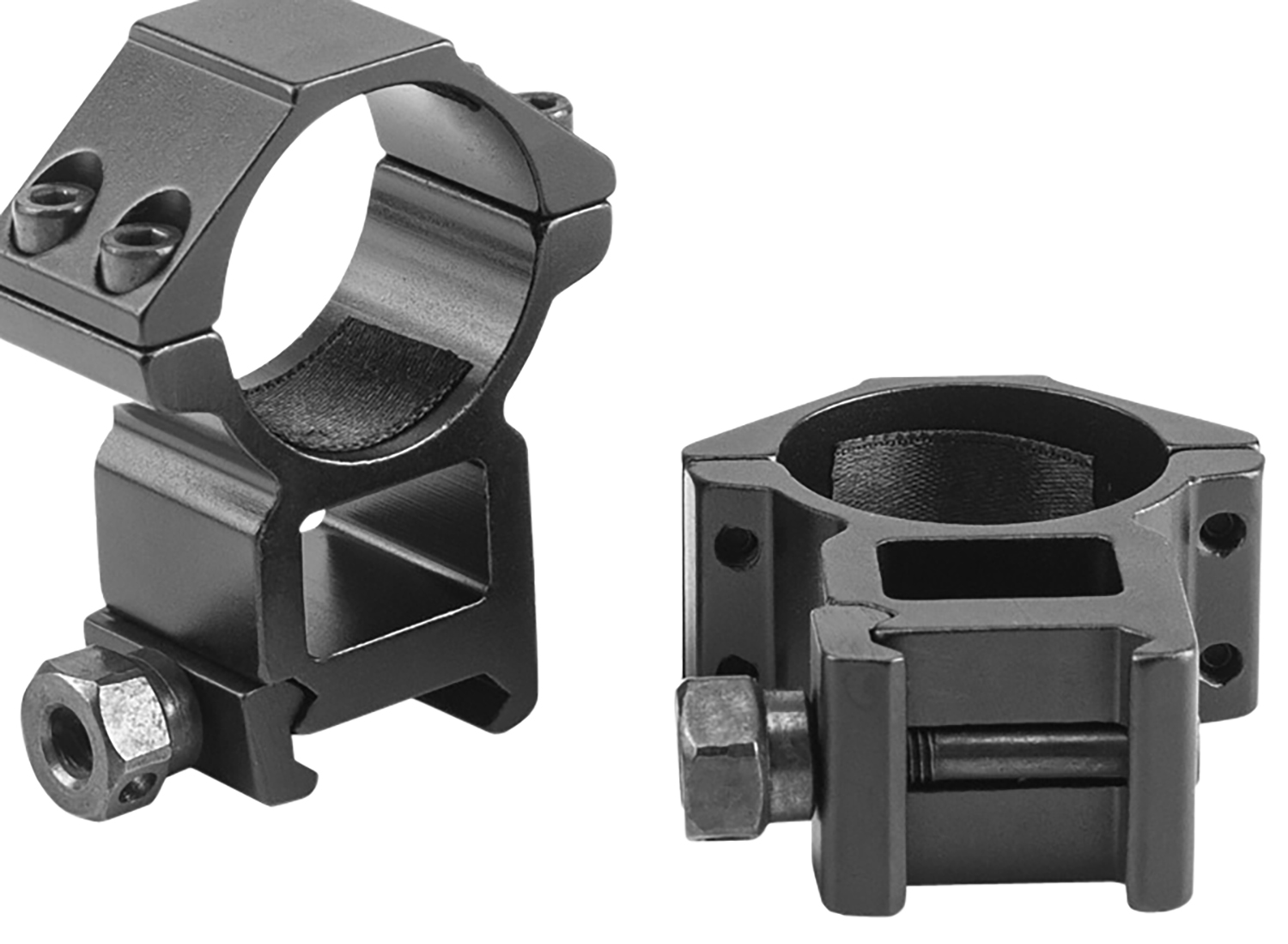 Riton X1H Scope Rings 1in High Picatinny/Weaver Matte Black