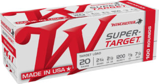 Winchester Super-Target 20 Gauge 2.75 in 7.5 Shot 7/8 oz 100 Rounds