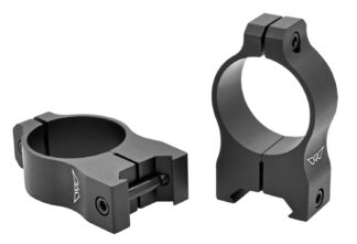 Warne Vapor V415M 30mm High Matte Black Scope Rings for Picatinny/Weaver, Vertical Split