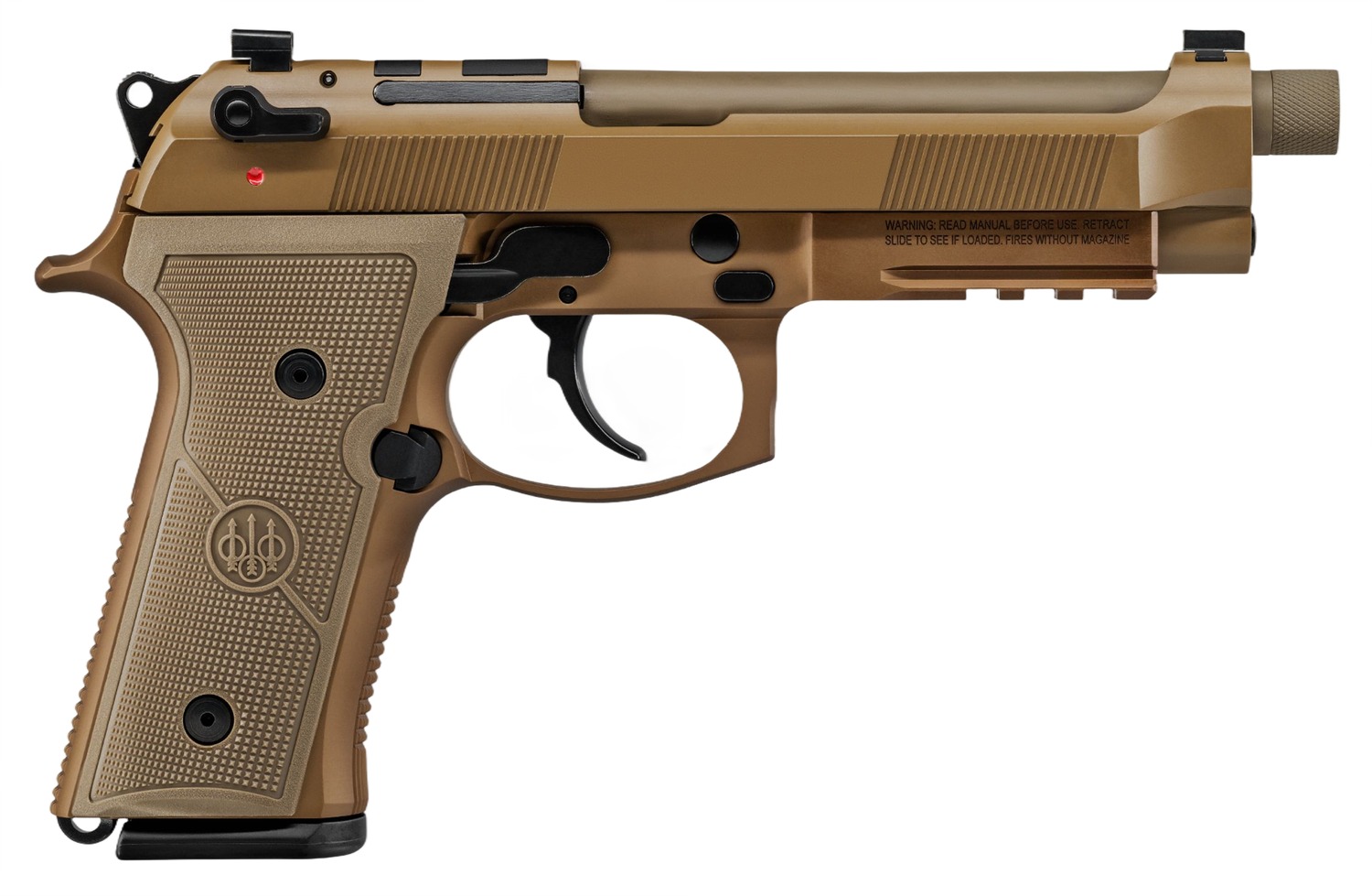 Beretta M9A4 G 9mm Double Action/Single Action Semi-Auto 18+1 FDE Cerakote
