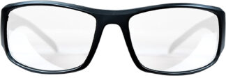 M&P Accessories Thunderbolt Shooting Glasses 110168 Clear Mirror Lens Black Frame