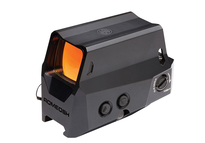 Sig Sauer Romeo8H 1x 38mm Red Dot Sight, .50 MOA Adjustment, Black