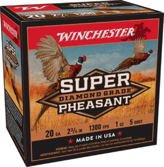 Winchester Ammo SPDG205 Super Pheasant Diamond Grade 20Gauge 2.75" 1oz 5Shot 25 Per Box/10 Case