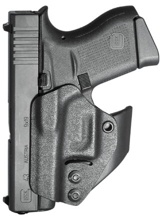 Mission First Tactical H2GL43AIWBM Minimalist IWB Holster for Glock 42/43/43X/48, Ambidextrous, Black