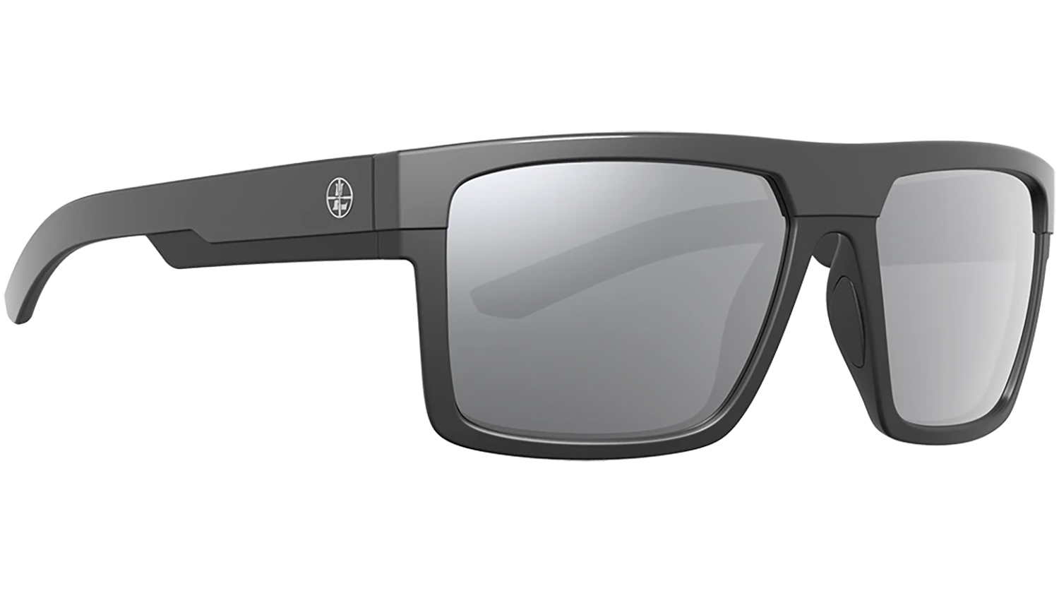 Leupold 179102 Becnara Shadow Gray Flash Lens Performance Eyewear, Polycarbonate Matte Black/Gloss Black