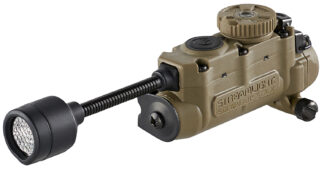 Streamlight Sidewinder Stalk Tac Light, Coyote, Multi-Fuel CR123A/AA, Up to 76 Lumens