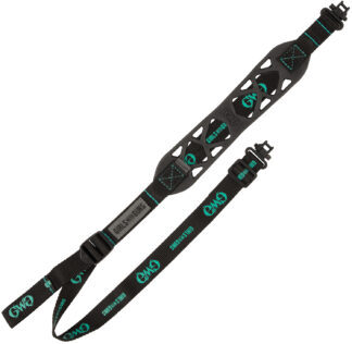 Girls with Guns Black Label Rifle Sling, Black Rubber, Adjustable 22.50"-39"