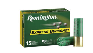 Remington Express Buckshot 12 Gauge 2.75 in 00 Buck 15 Rounds Per Box