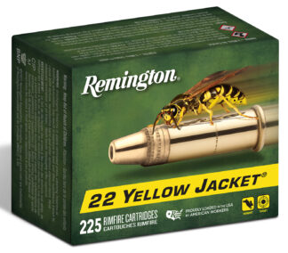 Remington Yellow Jacket 22LR 33 gr Truncated Cone Hollow Point, 225 Rounds