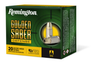 Remington Golden Saber Defense .40 S&W 165 gr BJHP Jacketed Hollow Point 20 Rounds