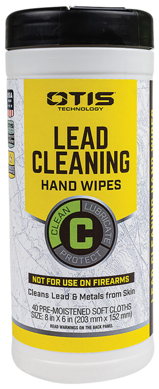 Otis Technologies FG40CLRW Lead Cleaning Hand Wipes, 40 Count Canister