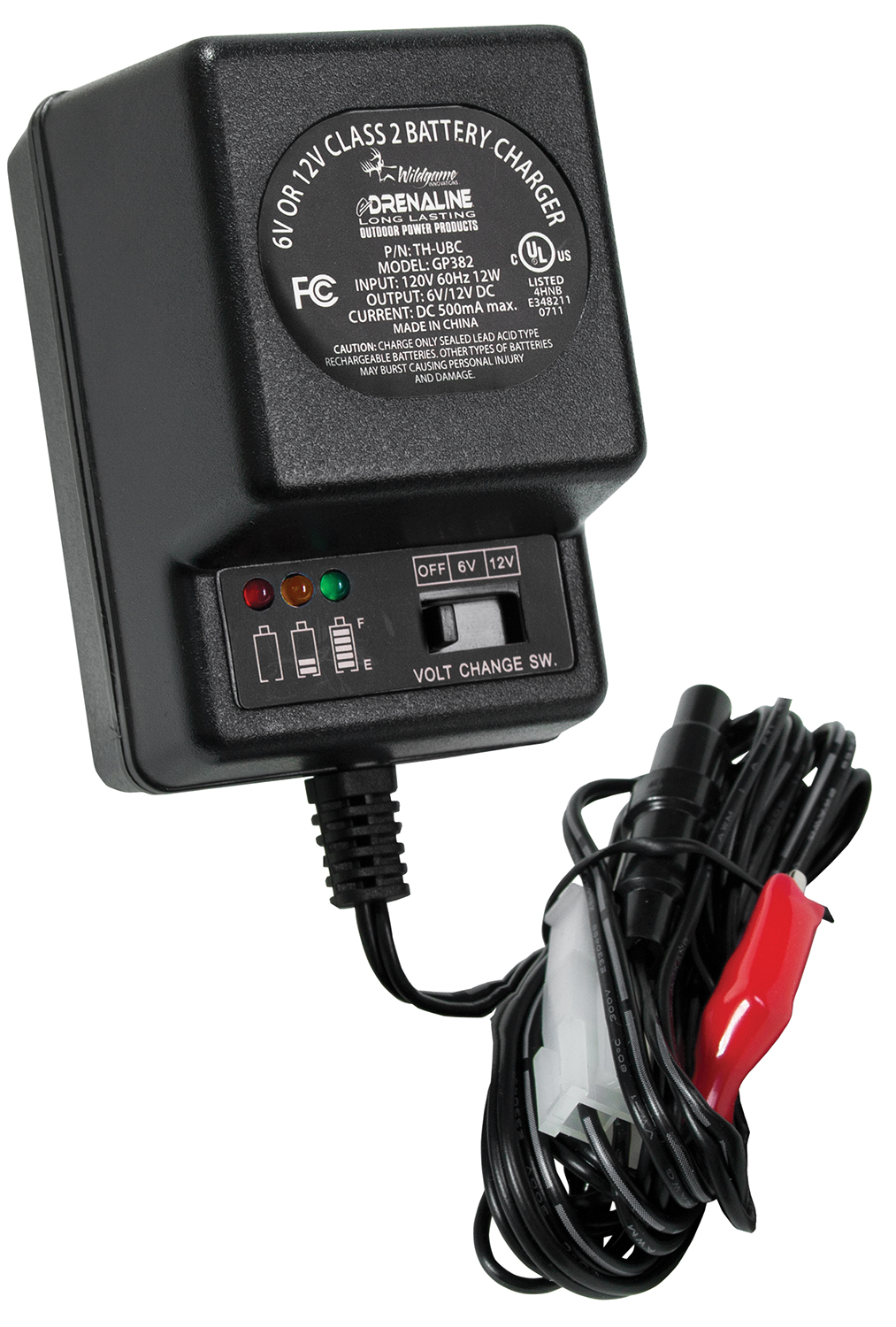 WILDGAME INNOVATIONS GSM Battery Charger 6V/12V Black