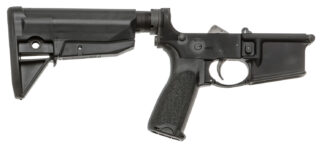 BCM LRG-STK-MOD-0-BLK Complete Lower Receiver Group, Semi-Auto, .223 Rem/5.56 NATO, Black