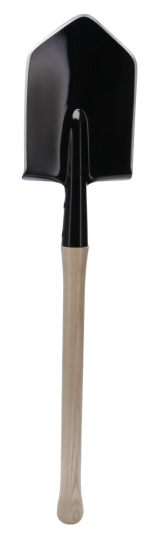 Cold Steel Spetsnaz Shovel CS92SFX 30 in Trench Shovel, Medium Carbon Steel Blade, American Ash Handle