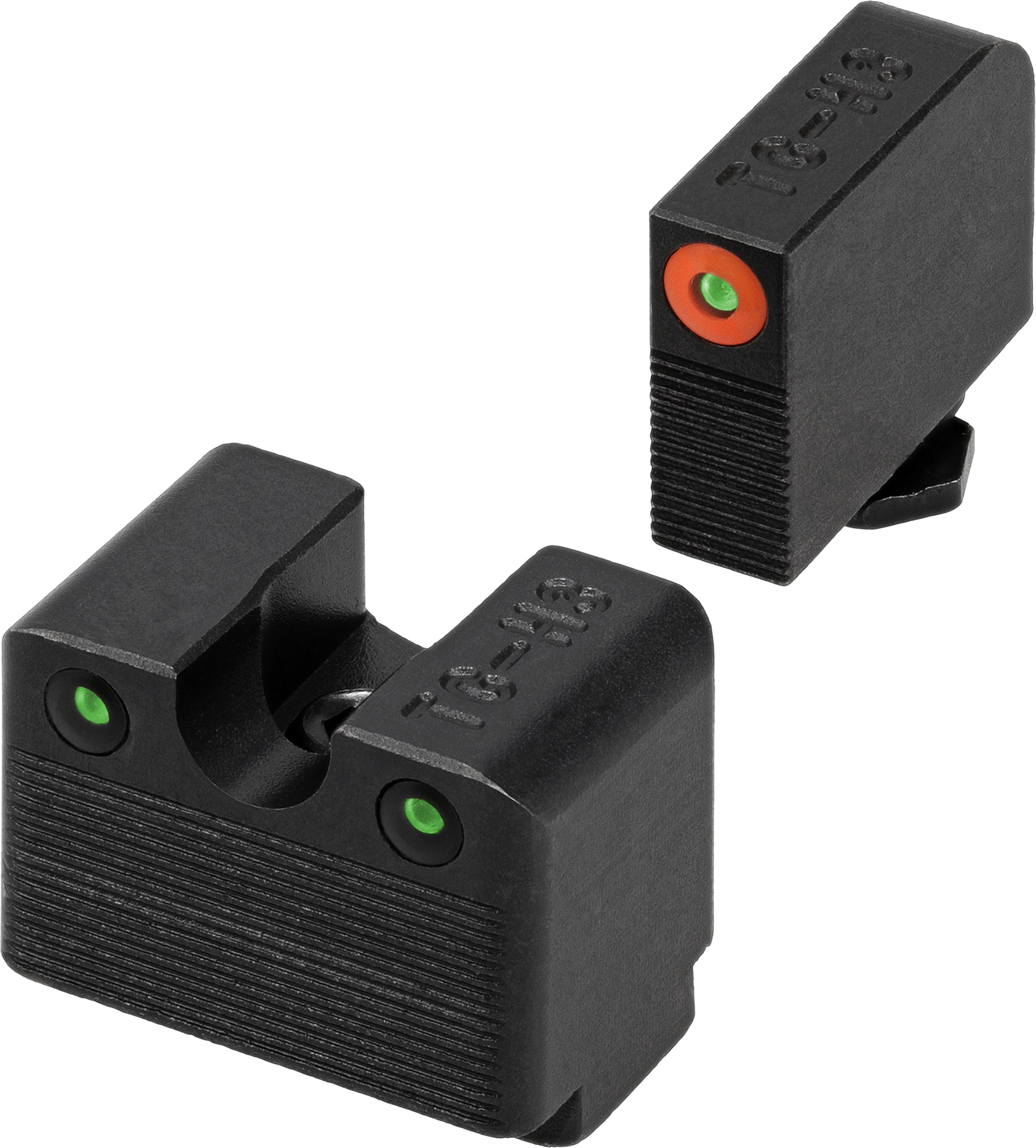 Truglo Tritium Pro TG231G3MW Low Light Night Sights for Glock 42/43/43X MOS (Green Tritium)