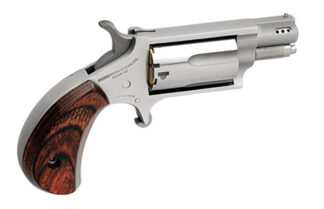 North American Arms Mini-Rev Combo .22 Magnum/.22 LR 1-1/8 in Ported Stainless 5-Round Revolver