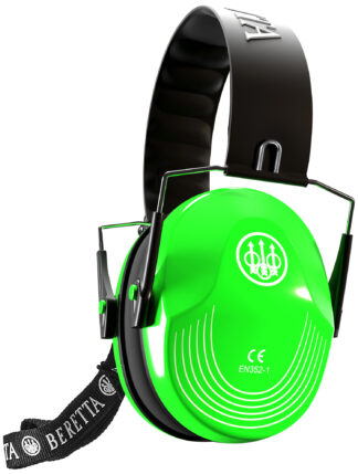Beretta Safety Pro Earmuffs 25 dB SNR, Florescent Green/Black