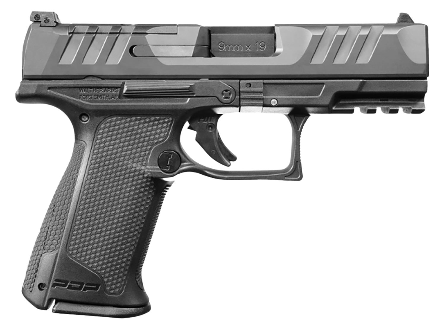 Walther PDP F-Series Striker-Fired 9mm Semi-Auto Pistol, 4 in, Optic Ready, 15+1