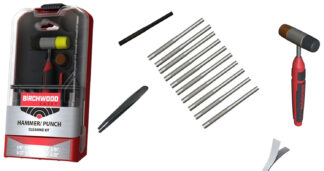 Birchwood Casey Hammer and Punch Kit 19-Piece Dual Face Hammer with Interchangeable Heads