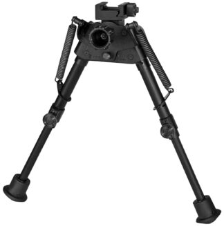 Harris S-BR2P Picatinny Bipod, Self-Leveling Legs, 6-9 in, Black