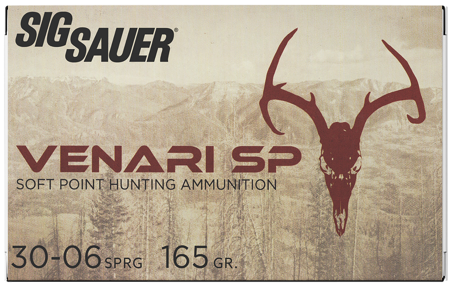 SIG Sauer VENARI .30-06 Springfield 165 gr Soft Point, 20 Rounds Per Box