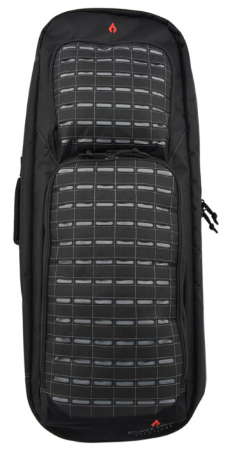 Advance Warrior Solutions FR36RBPBL/GR Frame  36" L Backpack with Side Handle, Black Polyester for Tactical Rifle, Molle Front