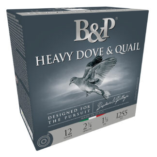 B&P Heavy Dove & Quail 12 Gauge 2.75 in Shells, 1 1/8 oz, #7.5, 25 Rounds/Box