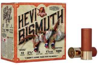 Hevishot HEVI-Bismuth 12 Gauge 2.75 in 3 Shot 1-1/4 oz 25 Rounds/Box